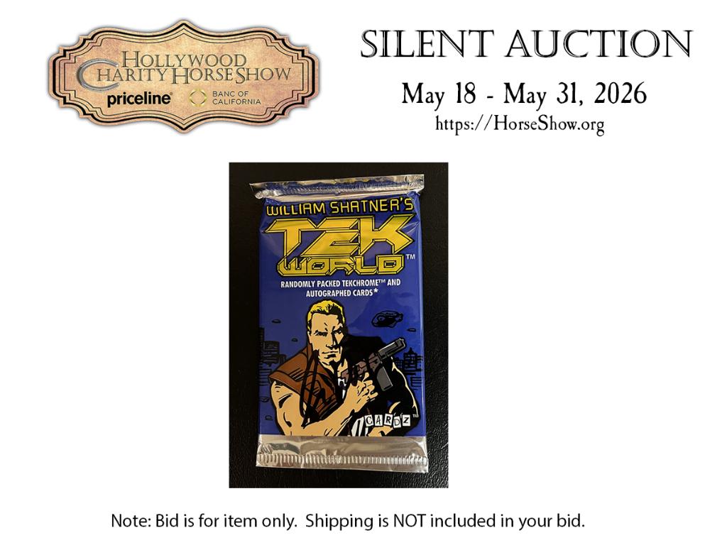 Tek World Sealed Card Pack Jake Cardigan Cover (Sign...