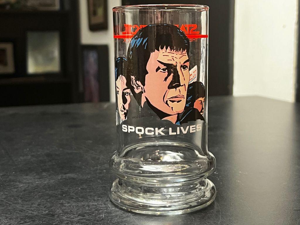 1984 Taco Bell Glass featuring Star Trek III: The Se...