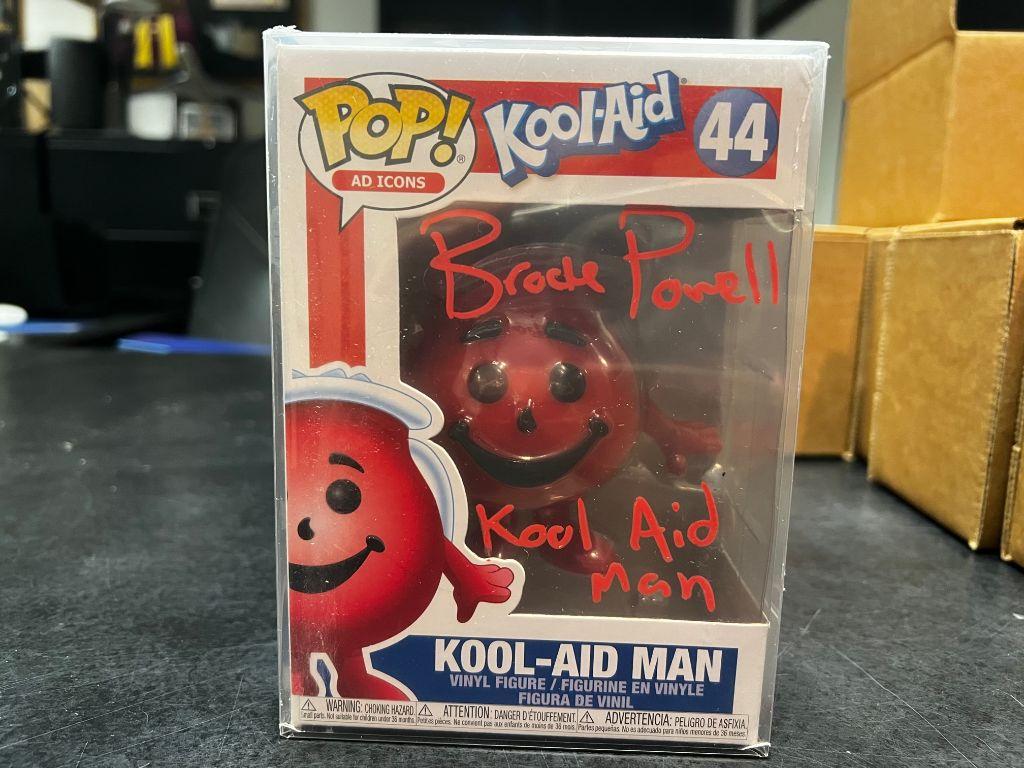 Kool-Aid Man FUNKO POP! Signed by Brock Powell