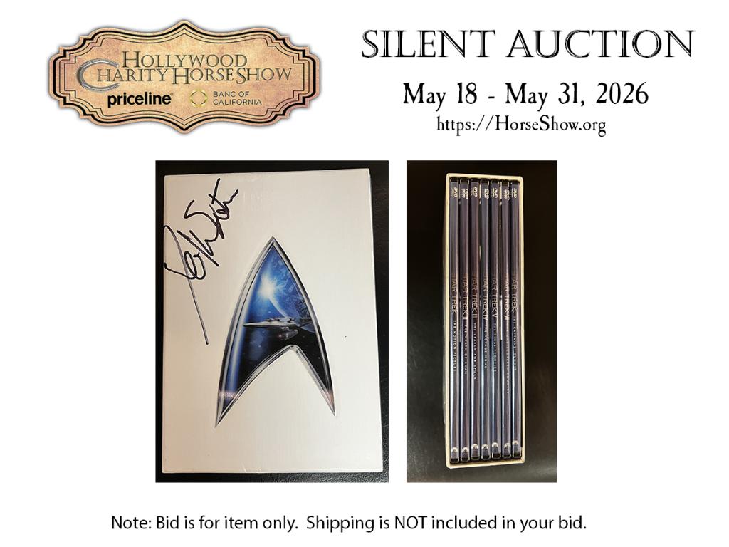 Complete Set of Star Trek Movie DVDs (Signed) (opene...