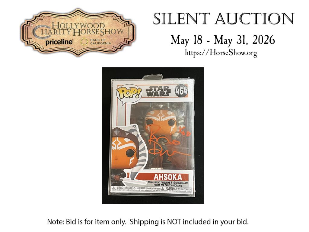 Funko Pop! Star Wars Ahsoka 464 signed by Rosario Da...