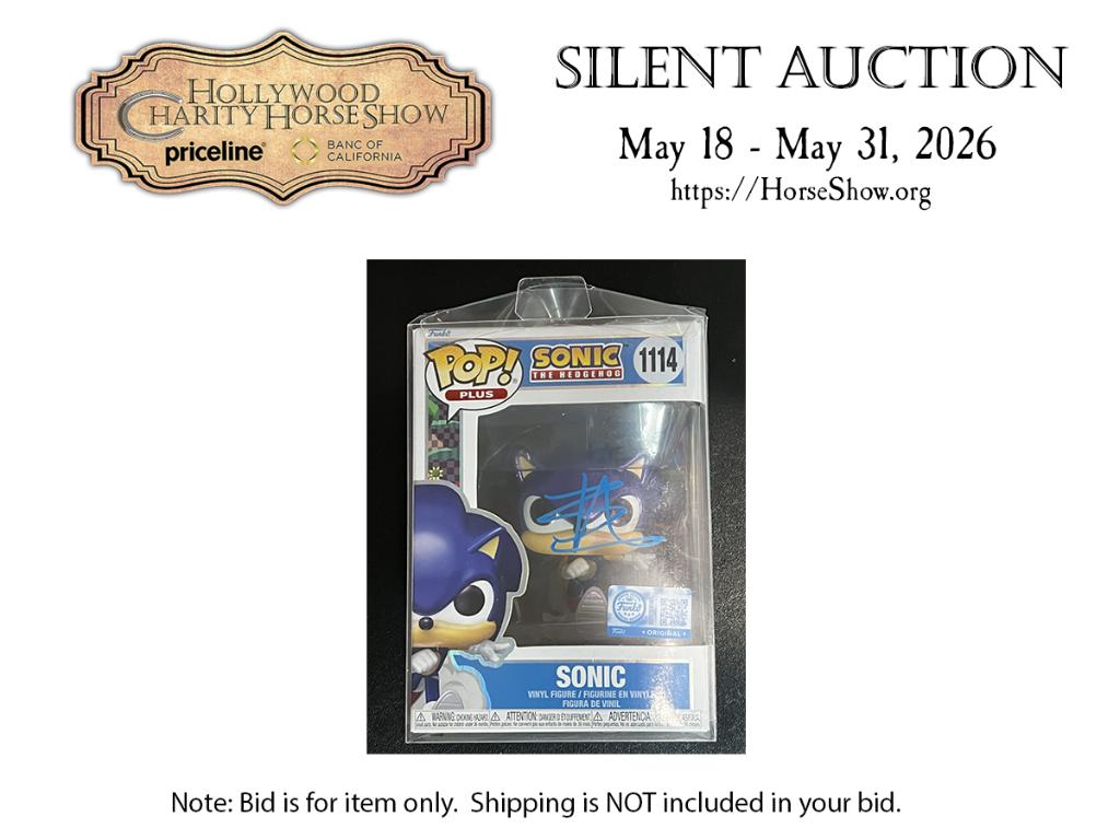 Funko Pop! Plus Sonic The Hedgehog Sonic 1114 signed