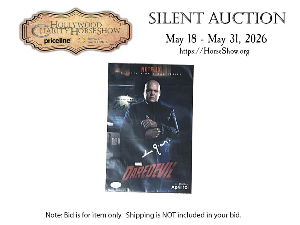 Marvel Daredevil Kingpin 8 x 12 Photo signed by Vinc...