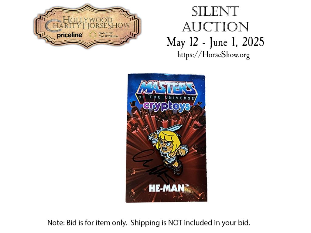 Masters of the Universe cryptoys ''He-Man'' signed b...