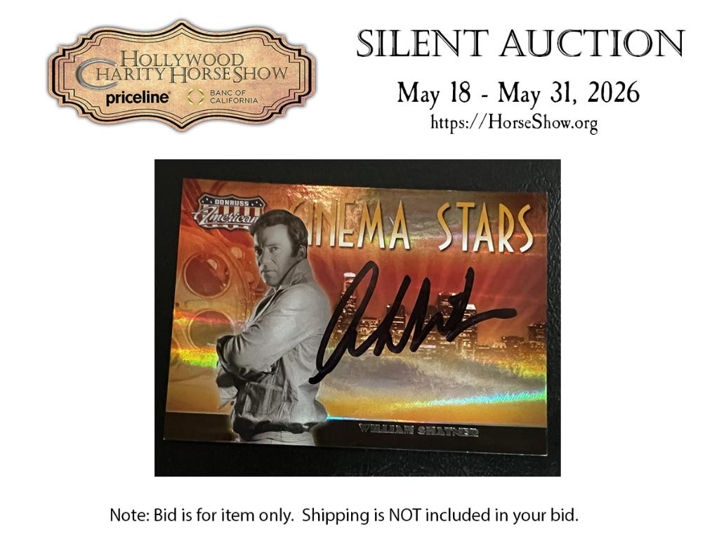 Cinema Stars William Shatner Trading Card (Signed)
