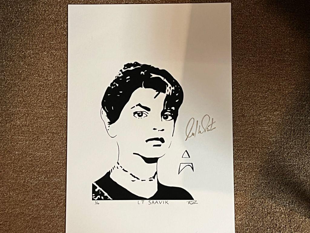 Lt. Saavik - Signed by Mr. Shatner