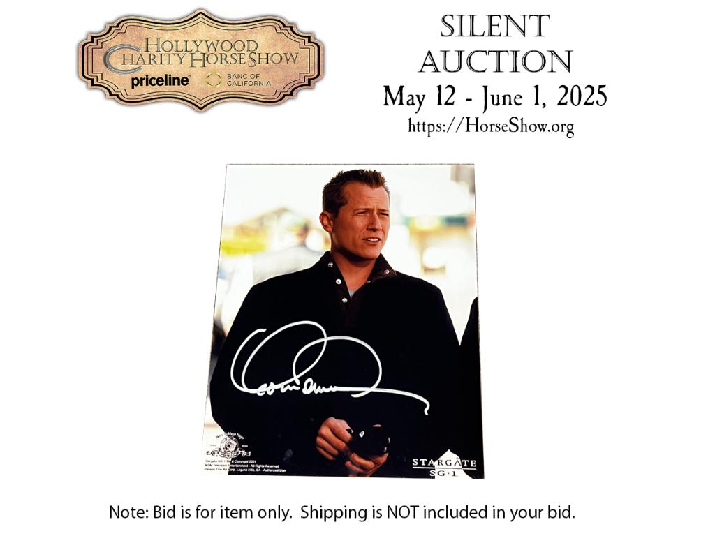 Autographed photo by Corin Nemec rom Stargate SG-1