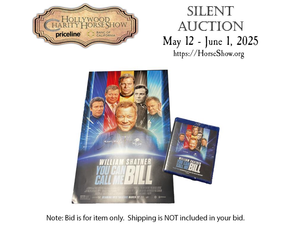 You Can Call Me Bill mini-one sheet signed by Mr. Sh...