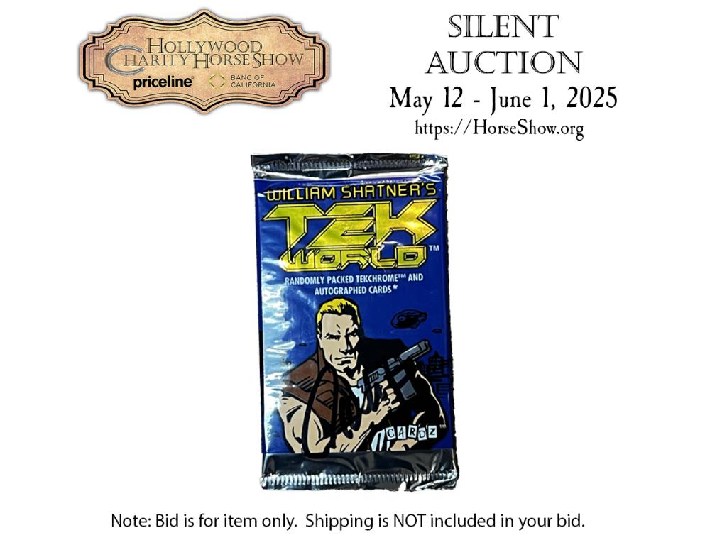 William Shatner's Tek World Trading Card Pack featur...