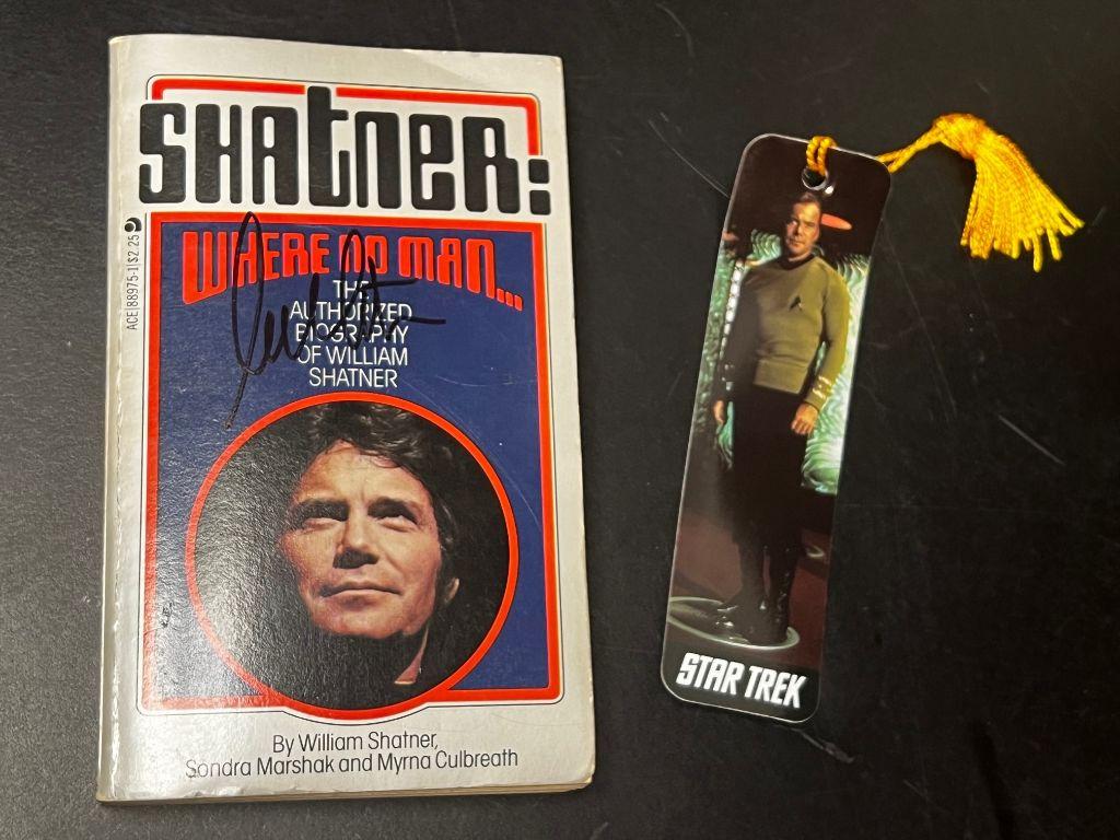 Shatner: Where No Man Paperback - autographed by Wil...