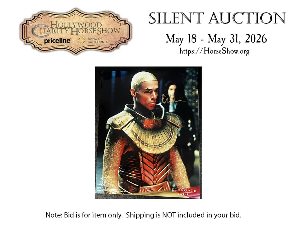 Autographed photo by Peter Williams as Apophis, Star...