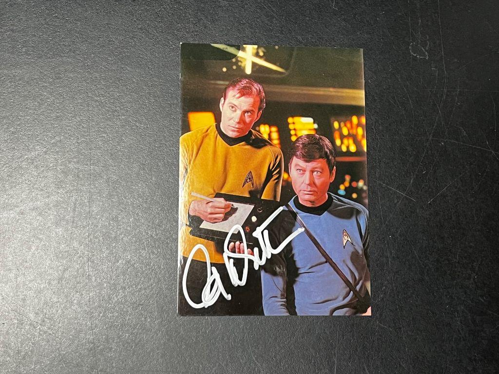 1991 Post Card with Kirk and McCoy autographed by Wi...