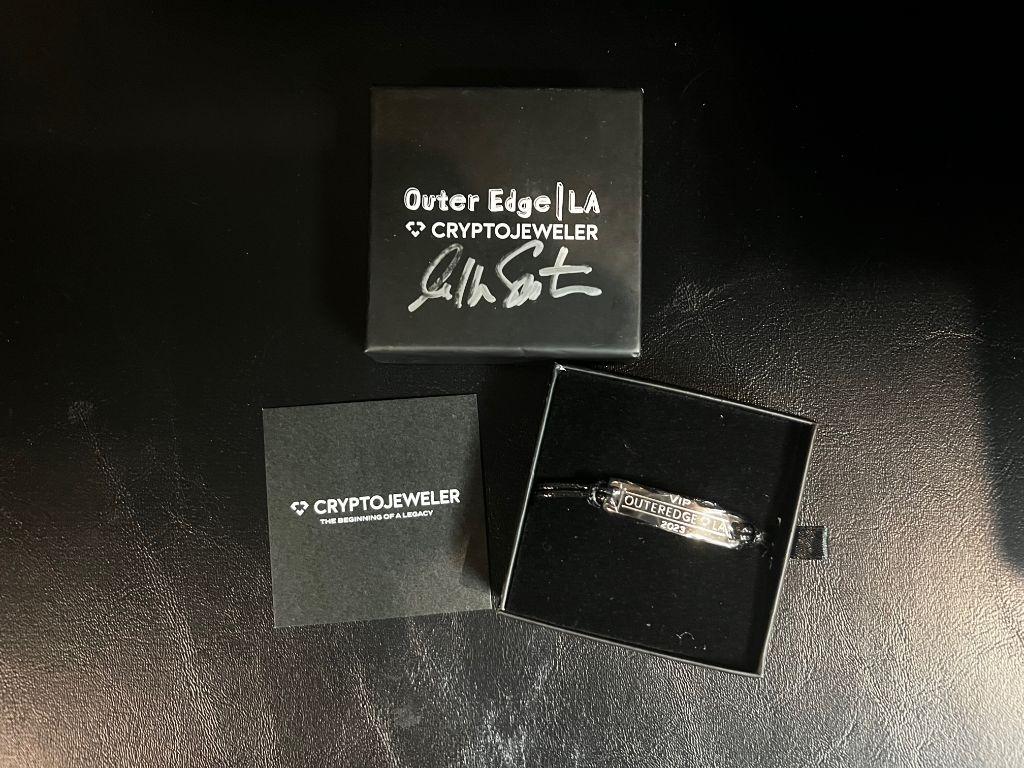 Outer Edge LA Crypto Jewelry autographed by William ...