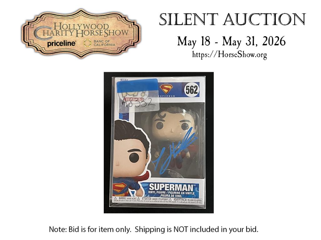 Funko Pop! Heroes DC Superman 562 signed by Tyler Ho...