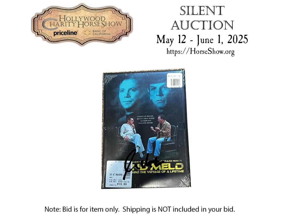 Rare, Out of Print Mind Meld DVD signed by Mr. Shatn...