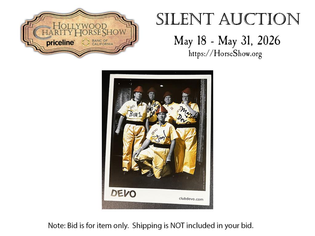 DEVO Autographed Photo
