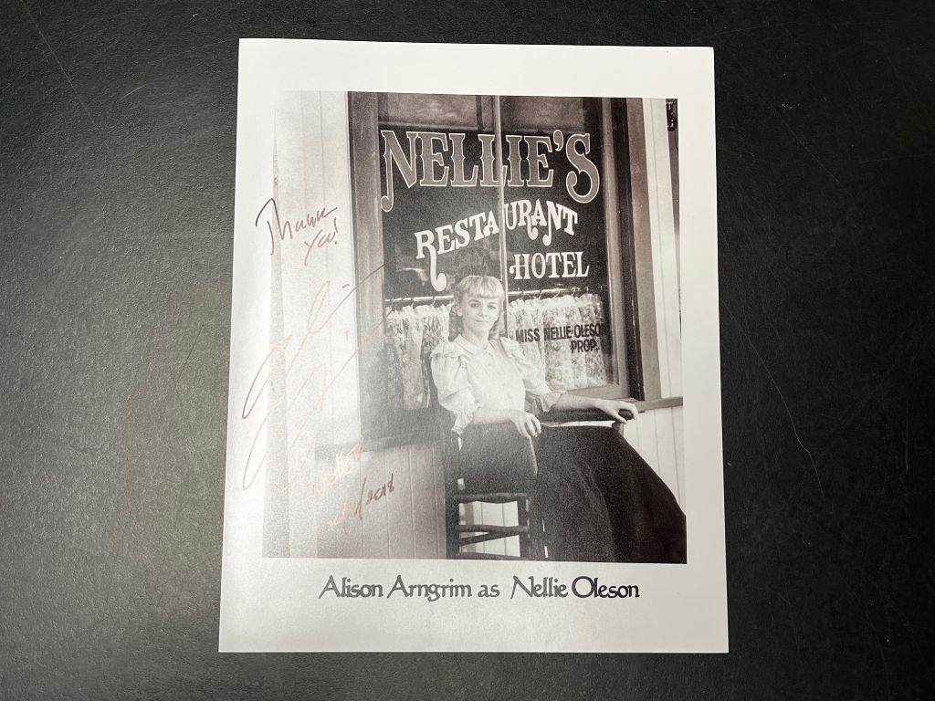 Alison Arngrim as Nellie Oleson Black & White Pu...