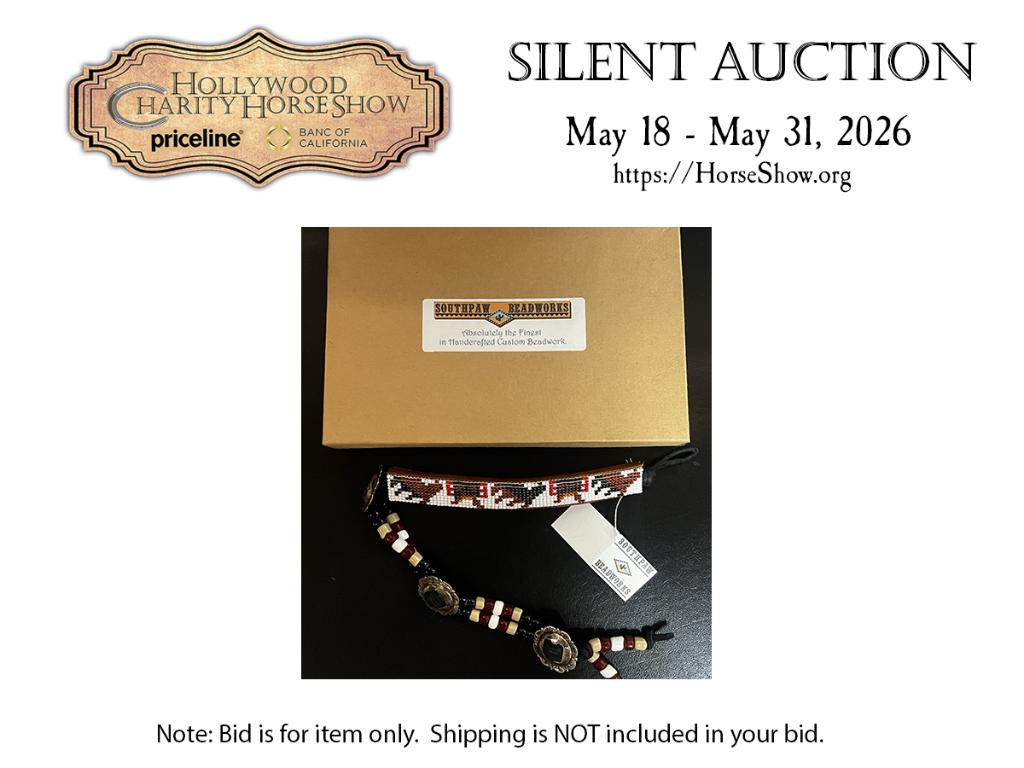 Sterling and Beaded Boot Bracelet