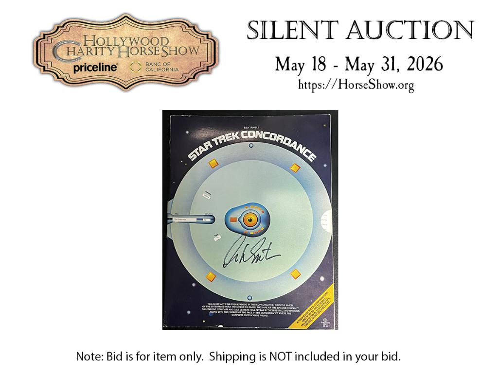 Bjo Trimble's Star Trek Concordance Book - Signed