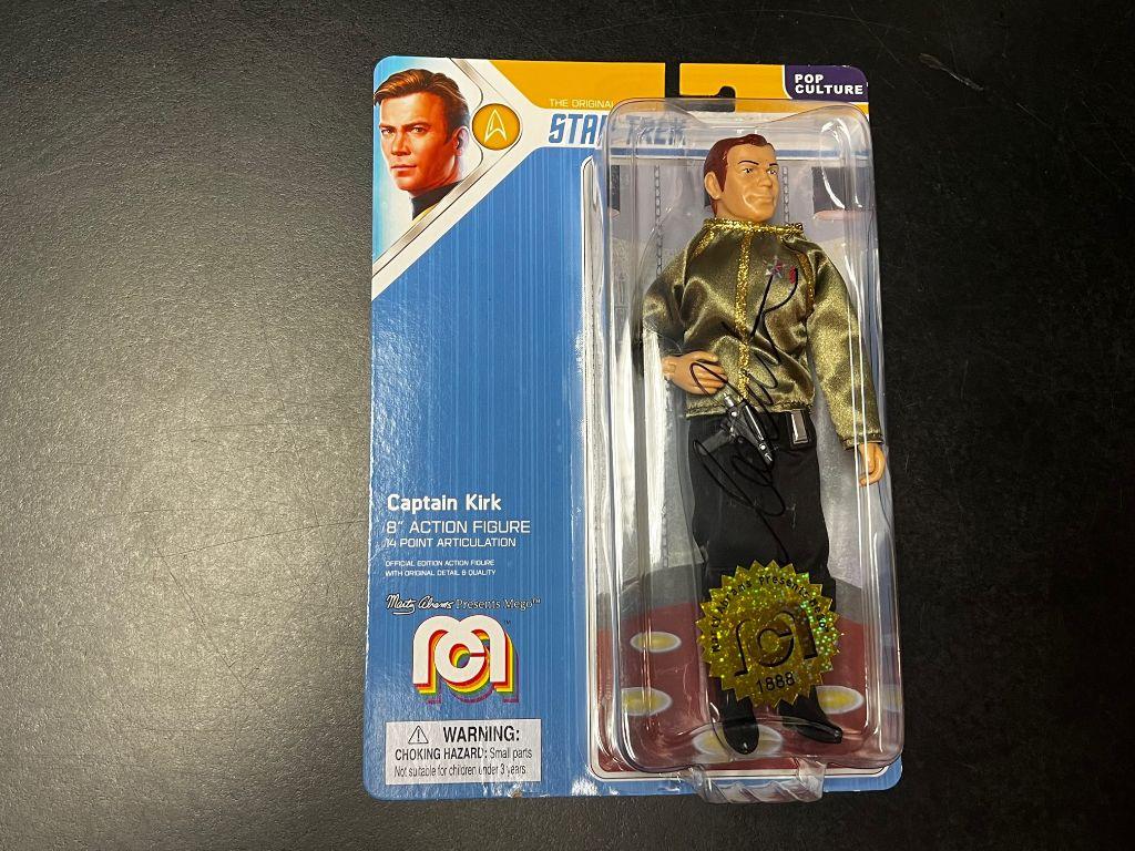 MEGO Captain Kirk 8'' Action Figure autographed by W...