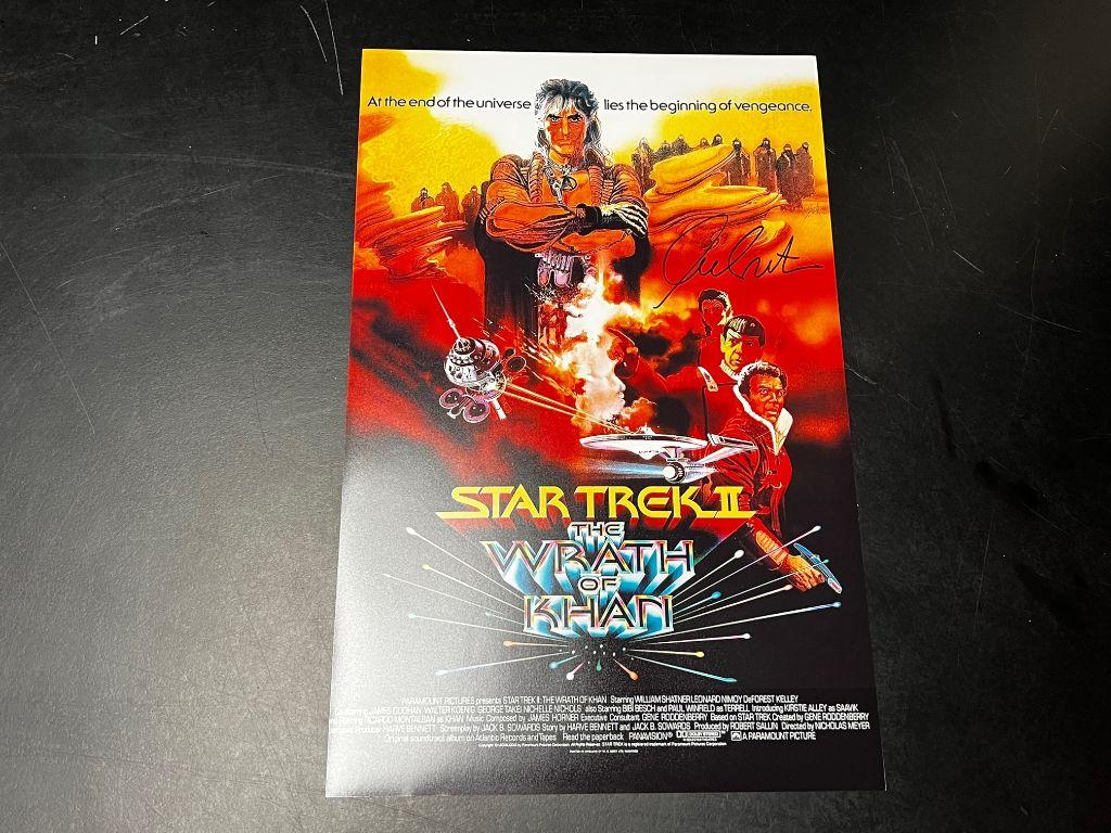 Star Trek II: The Wrath of Khan One Sheet Photo auto...