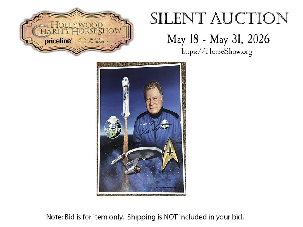 Limited Edition Poster of Mr. Shatner created by the...