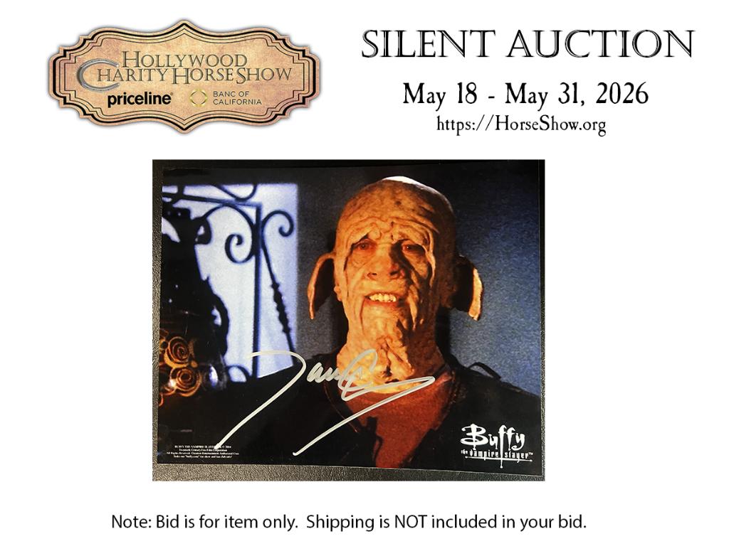 Autographed photo by James C. Leary as Clem, Buffy T...