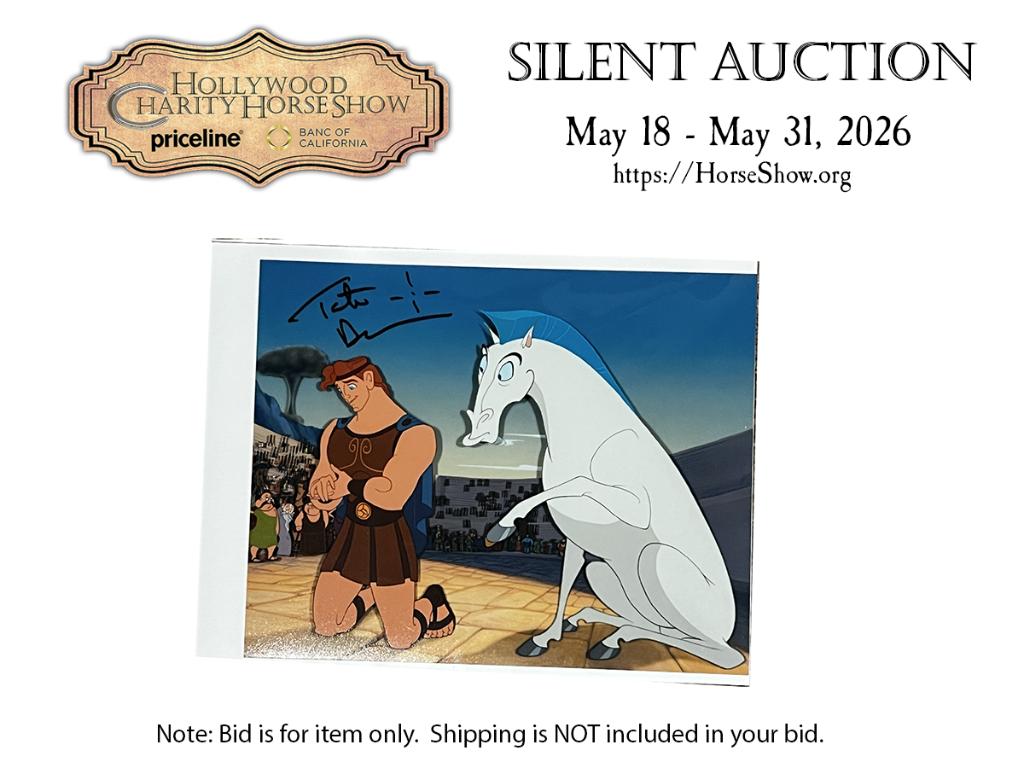 Disney's Hercules 8 x 10 Photo signed by Tate Donova...