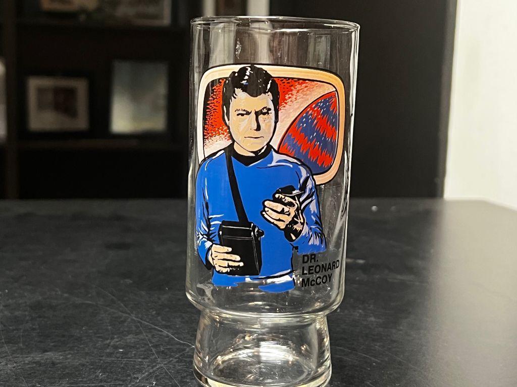 1978 Star Trek Dr. Pepper Glass featuring Dr. McCoy ...