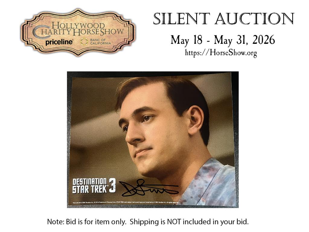 Destination Star Trek 3 autographed photo by Daniel ...