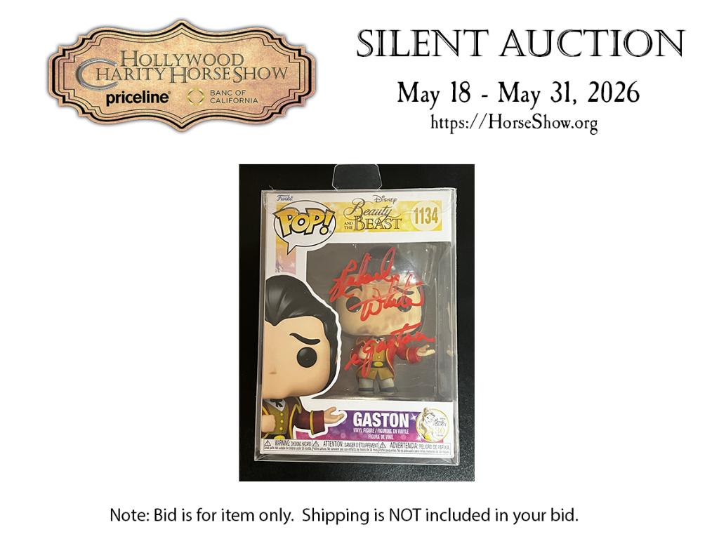 Funko Pop! Disney Beauty and the Beast Gaston Signed