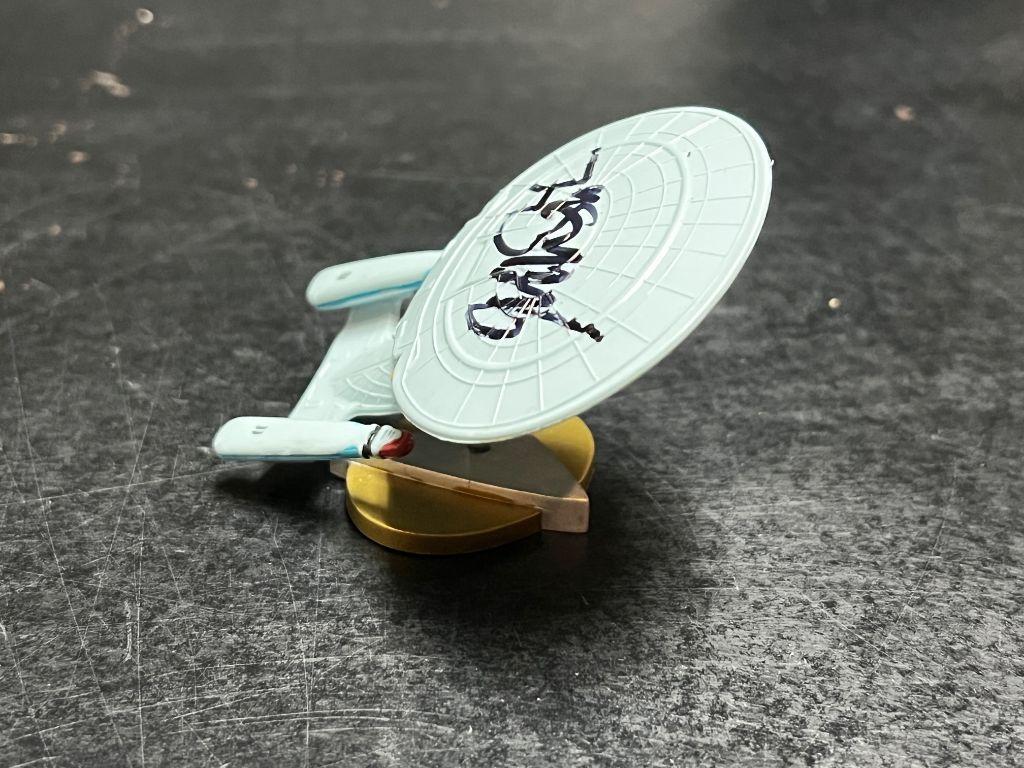 Hamilton Gifts USS Enterprise D autographed by Willi...