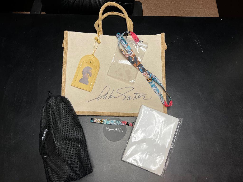 2023 Satoshi Roundtable Gift Bag autographed by Will...