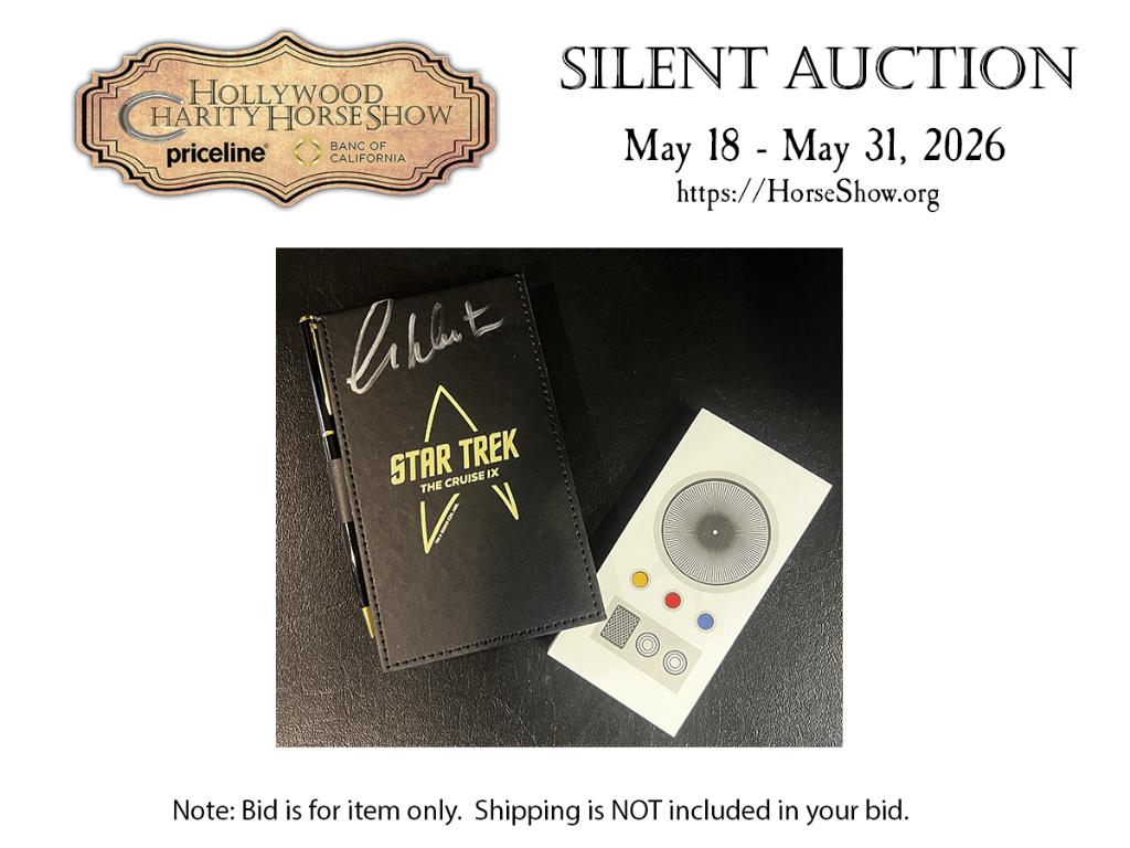 Star Trek The Cruise Notepad and Pen Set (Signed)