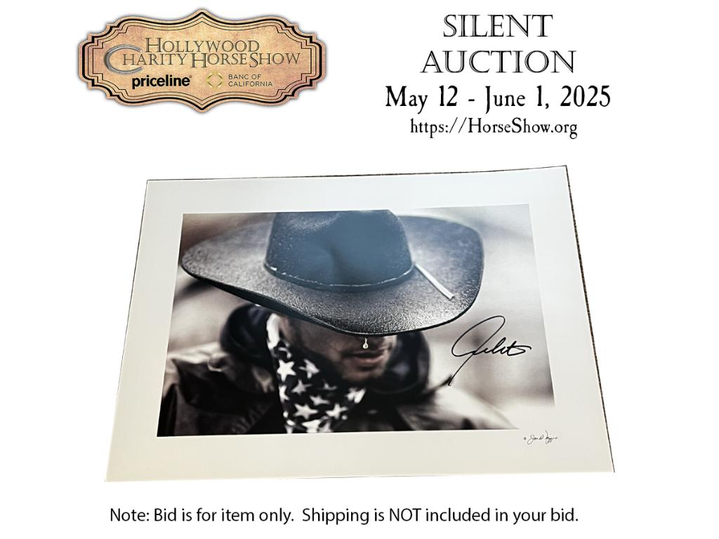 Cowboy by Joe Di Maggio signed by Mr. Shatner