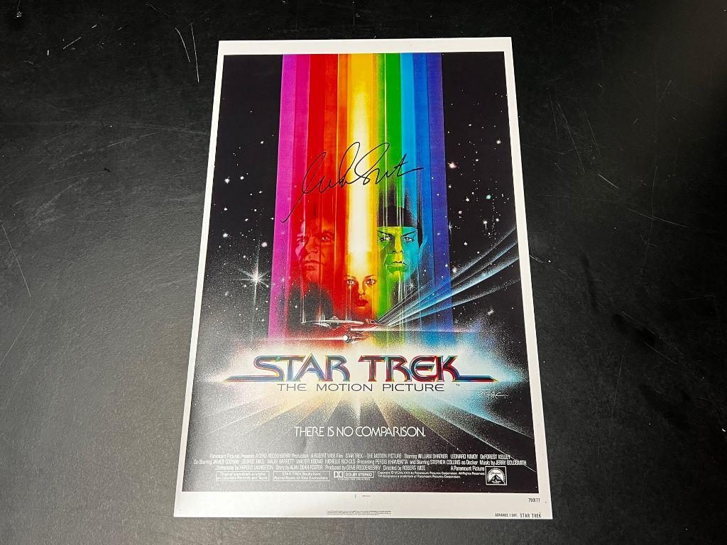 Star Trek The Motion Picture One Sheet Photo autogra...