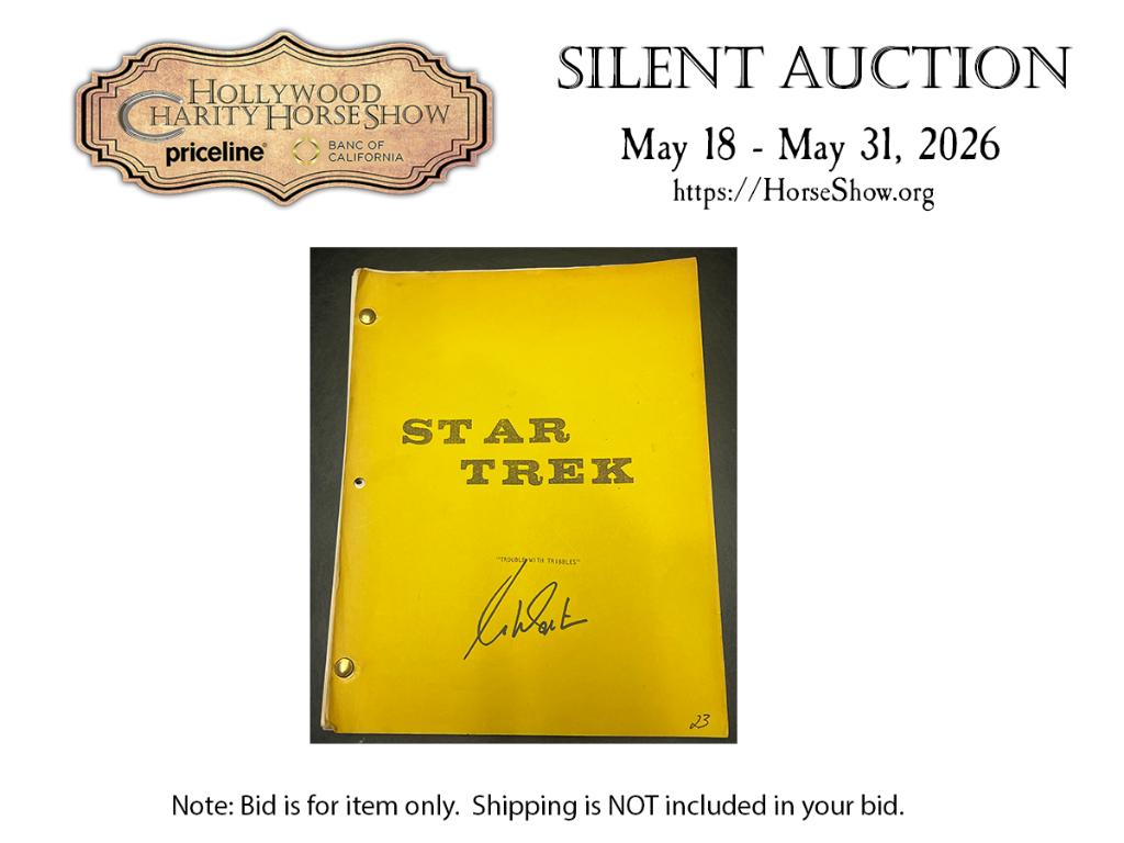 Trouble with Tribbles Signed Script
