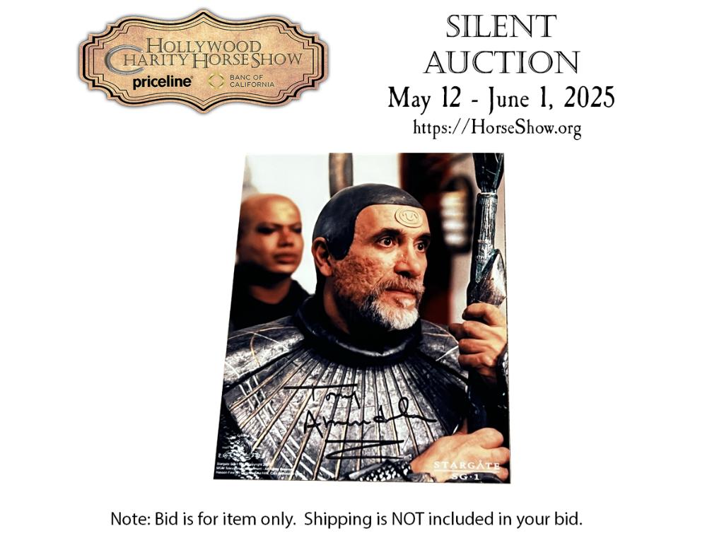 Autographed photo by Tony Amendola from Stargate SG-...