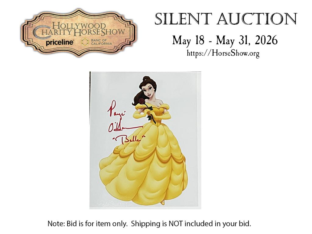 Disney Beauty and The Beast Belle 8 x 10 Photo signe...