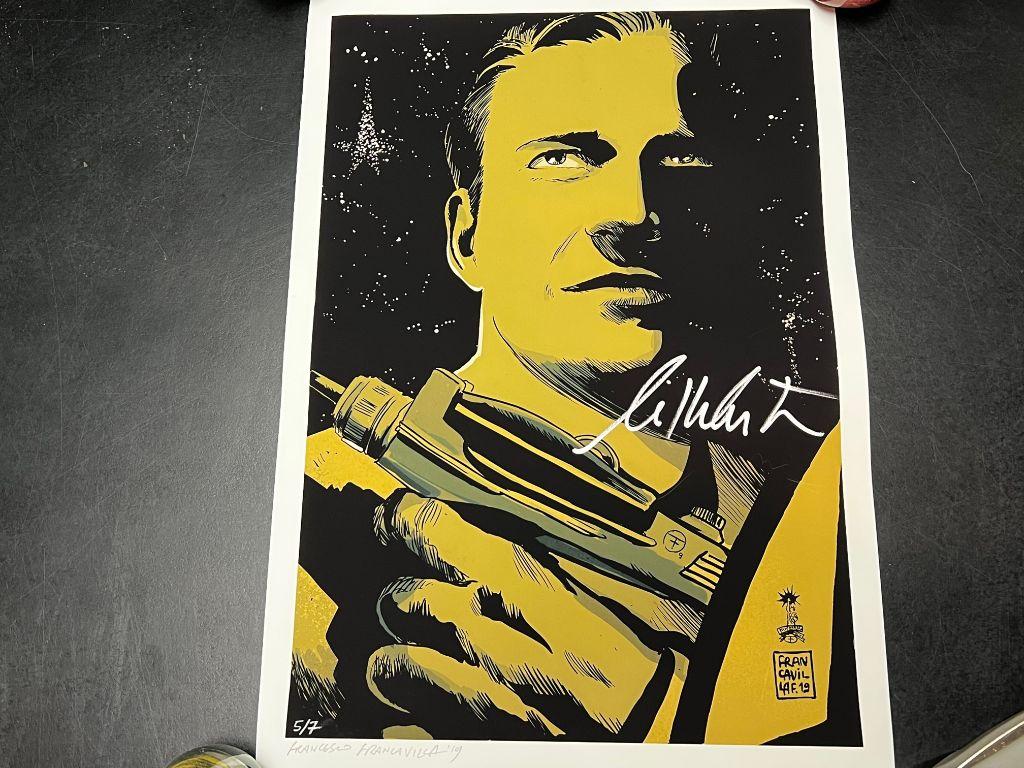Francesco Francaville Poster #5/7 autographed by Wil...
