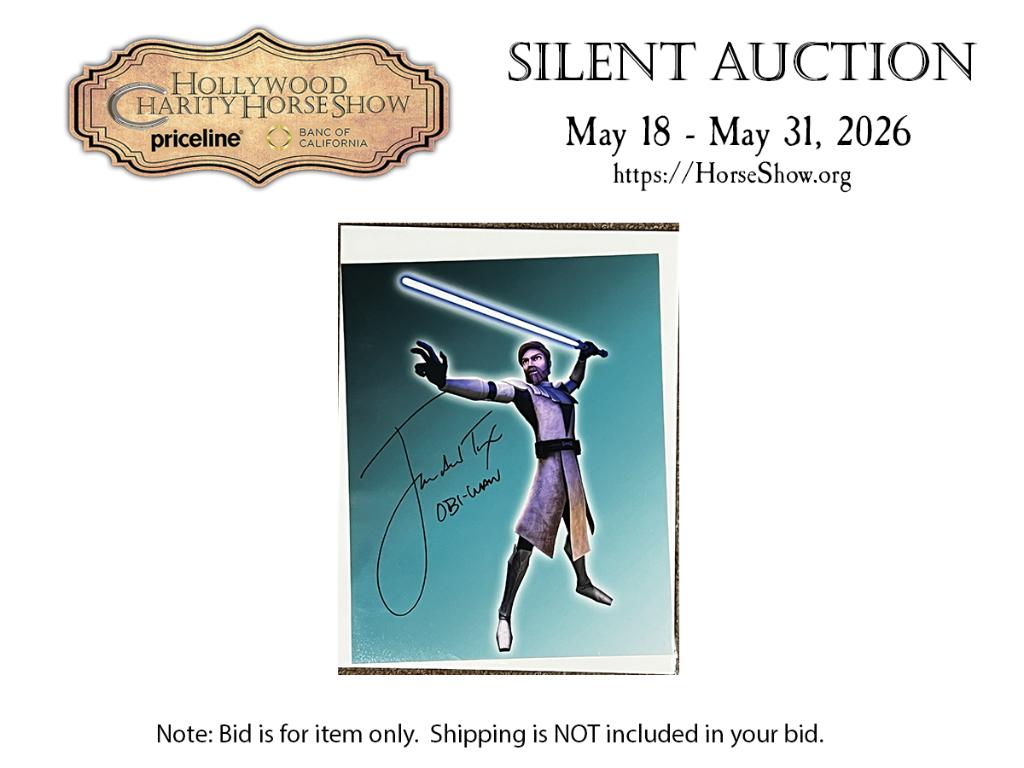 Star Wars Clone Wars 8 x 10 Photo signed by James Ar...