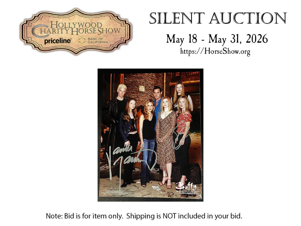 Autographed photo by James Marsters as Spike and Emm...