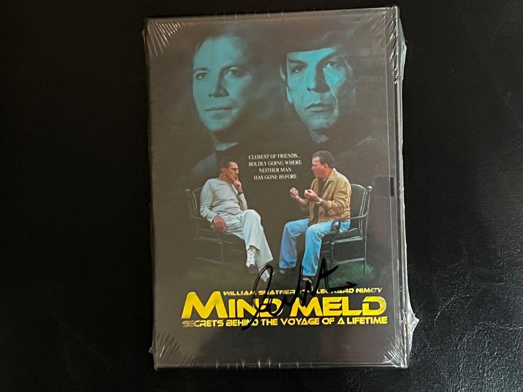 Out of Print Mind Meld DVD autographed by William Sh...