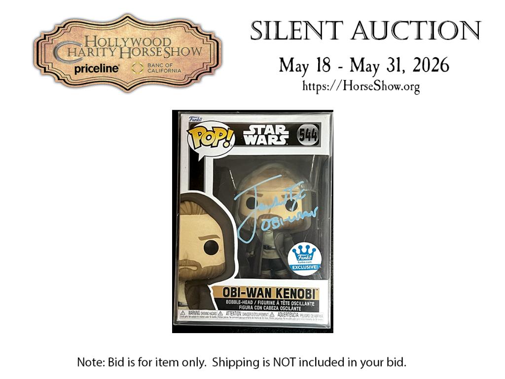 Funko Pop! Star Wars Obi-Wan Kenobi 544 signed by Ja...