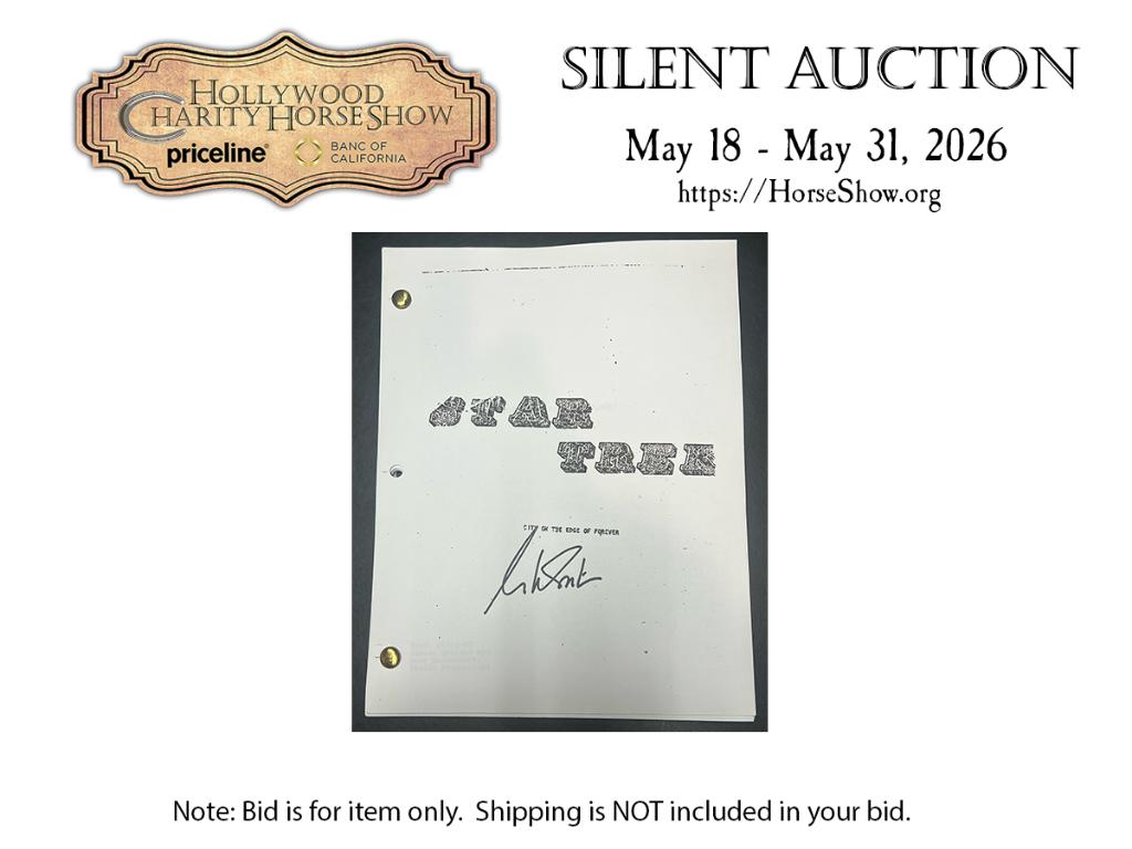 City on the Edge of Forever Signed Script