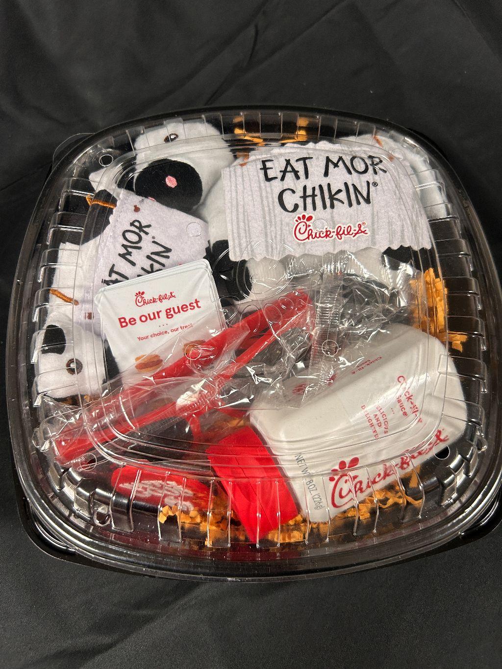 Chick Fil A Basket with five free entrees