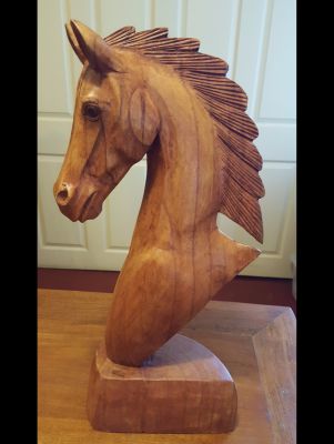 Wood Horse Head