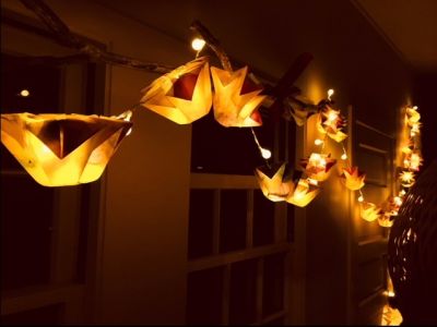 String of Handmade Lanterns
