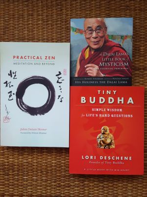 Three Books: Practical Zen, Tiny Buddha, and The Dalai Lama