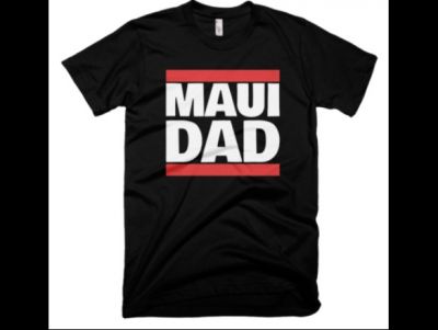 Maui Dad RUN DMC Style unisex tee size medium